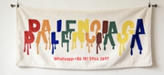 Balenciaga Rainbow Drip Paint Flannel Sofa Throw Blanket BA151